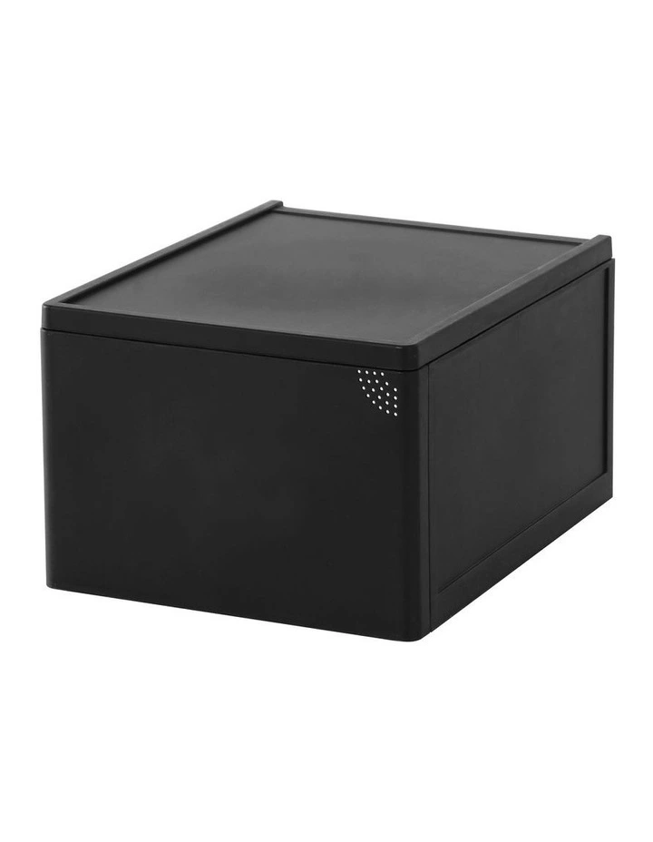 Stackable Shoe Organiser 5 Piece in Black image 5