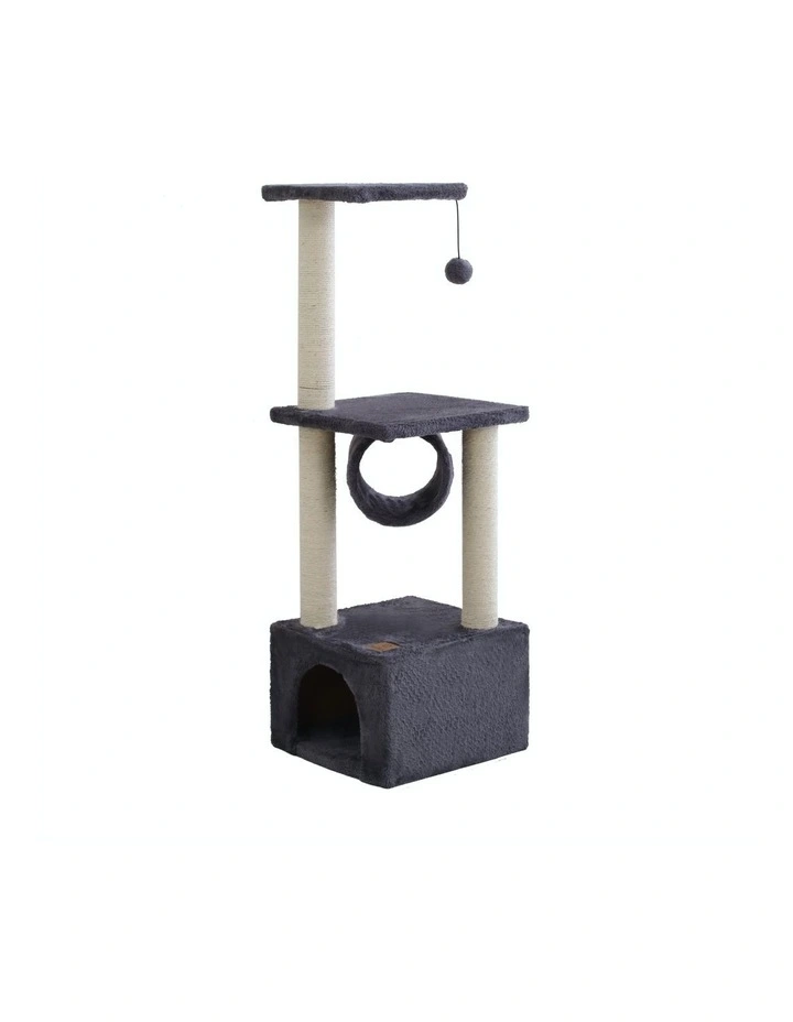 Condo Deluxe Cat Tree Scratching Post in Grey image 1