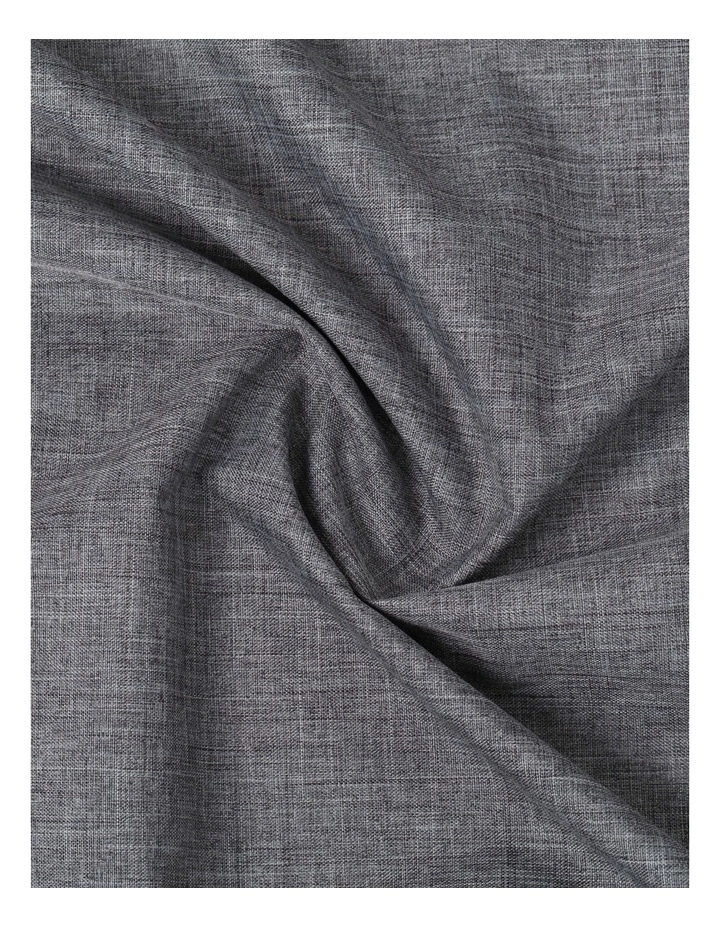 Blockout Eyelet Curtain Pair in Pepper image 3