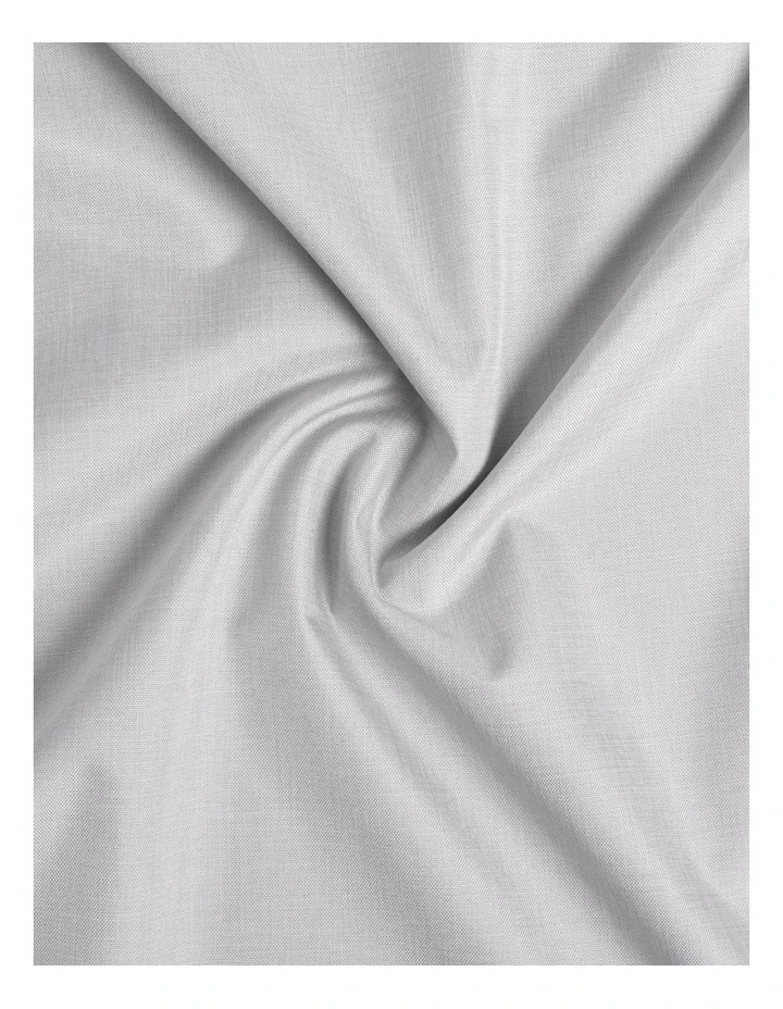 Blockout Eyelet Curtain Pair in Grey image 5