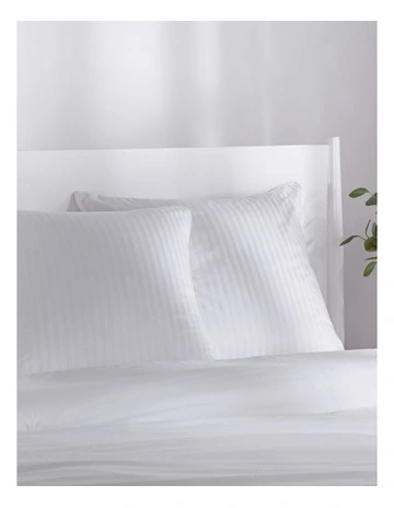 Premium Cotton European Pillow Protector 2 Pack 65x65cm in White