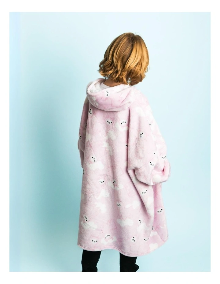 Llama Face Giant Hoodie (12-14 Years) 33x38x2cm in Light Pink image 2