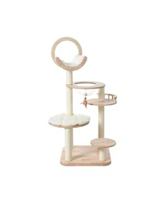 Galaxy Modular Cat Climbing Tree in Oak