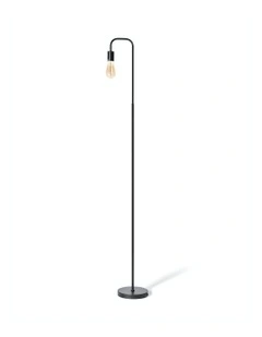 Kara Metal Floor Lamp in Black