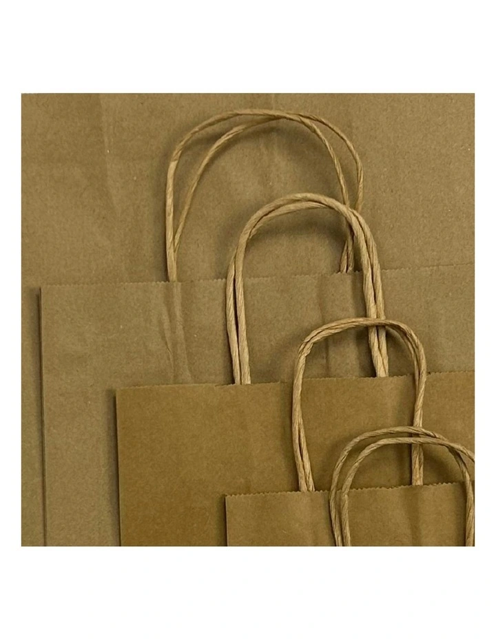 Kraft Paper Bag Extra Small 14x12x7cm 120 Pieces in Brown image 6