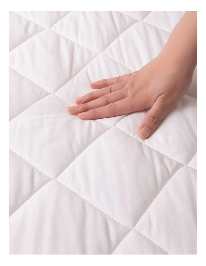 Healthguard Multizone Cotton Cover Quilted Electric Blanket in White image 3