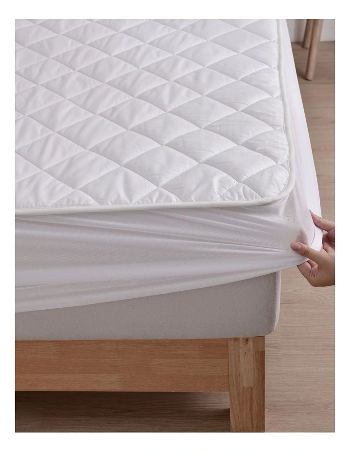 Healthguard Multizone Cotton Cover Quilted Electric Blanket in White image 4