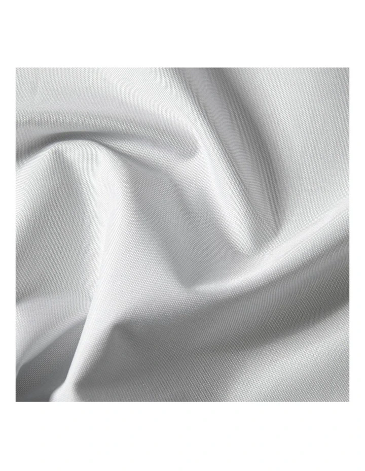 Blockout Eyelet Curtain Pair 90x223cm in White image 7