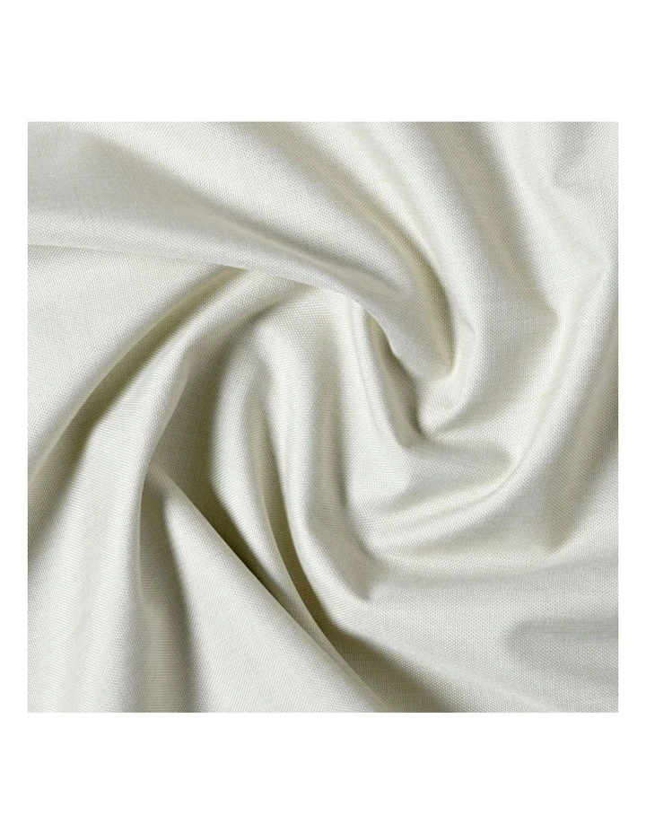 Blockout Eyelet Curtain Pair 223cm x90 in Oatmeal image 7