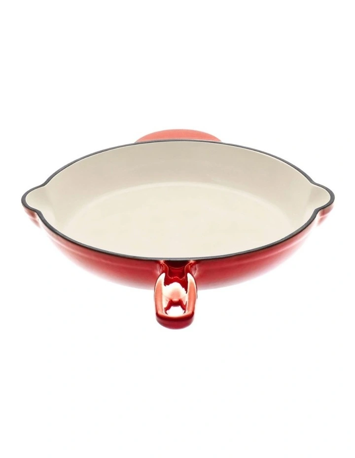 Cast Iron Fry Pan and Grill Pan 2 Piece Set in Multi image 6