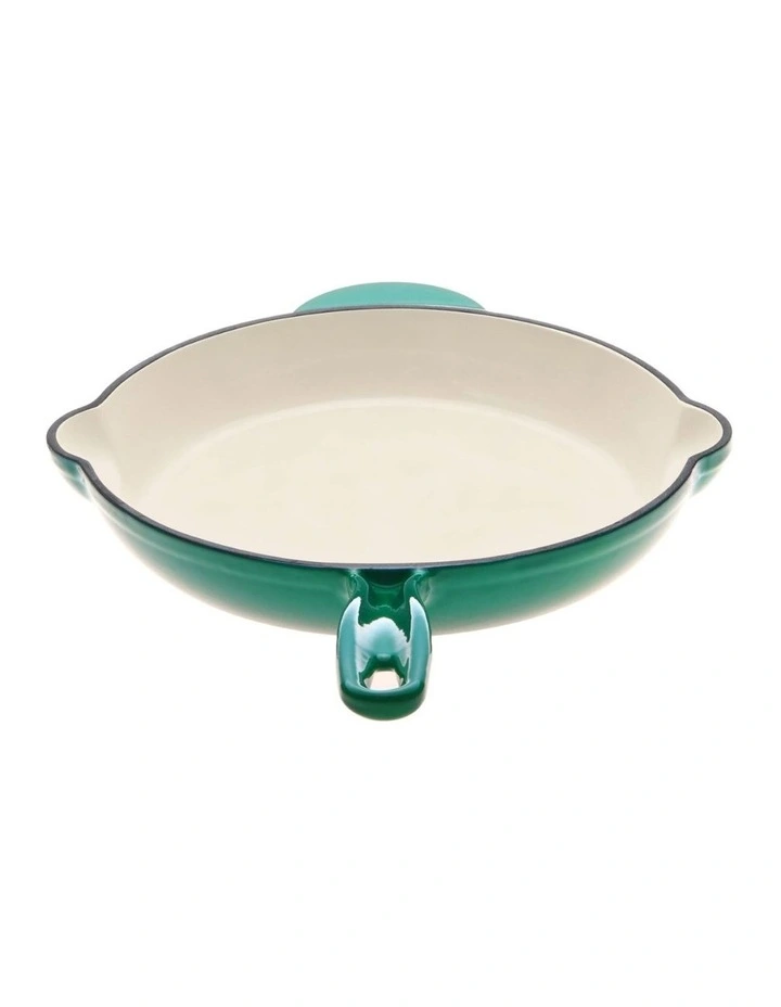 Cast Iron Fry Pan and Grill Pan 2 Piece Set in Multi image 6