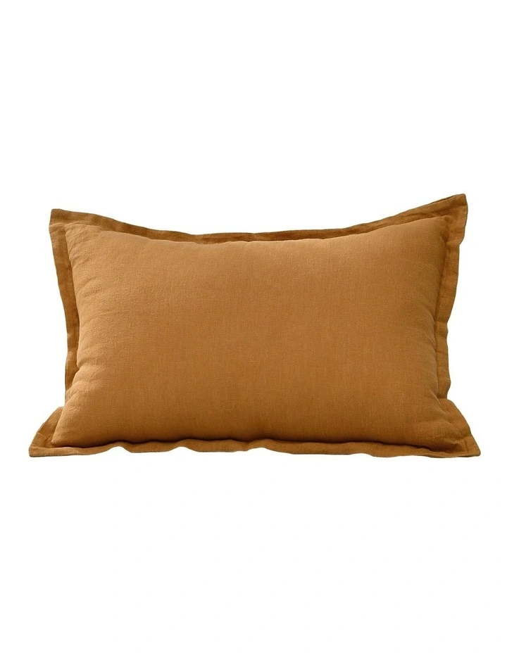 Ardenne Rectangular Cushion with Oxford Edge 40x60cm in Mustard image 5