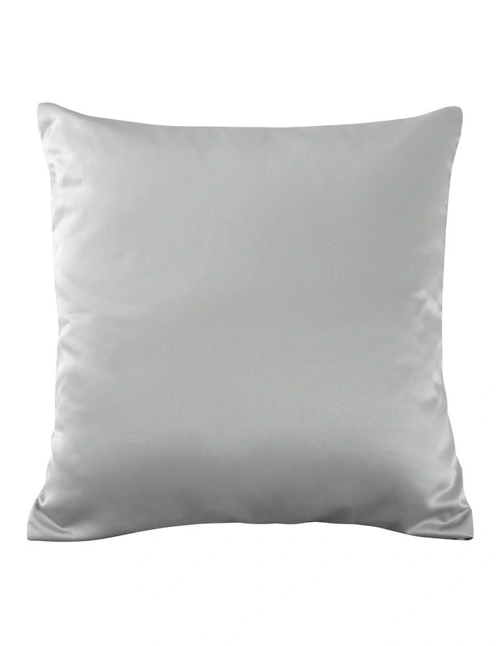 Matte Satin Euro Pillowcase in Grey image 3