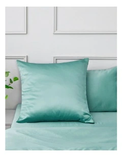 Matte Satin Euro Pillowcase in Duckegg