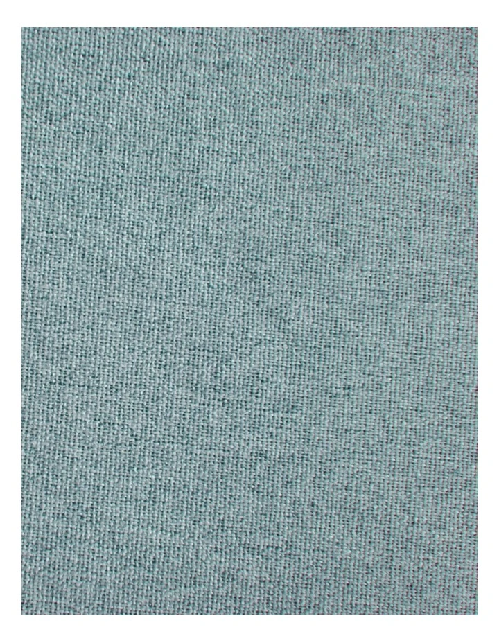 Bennett Faux Linen Blockout S-Fold Curtain in Dusty Blue image 6