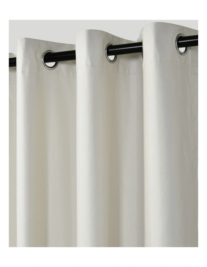 Home Orlando Blockout Eyelet Curtain Pair in Mist image 2