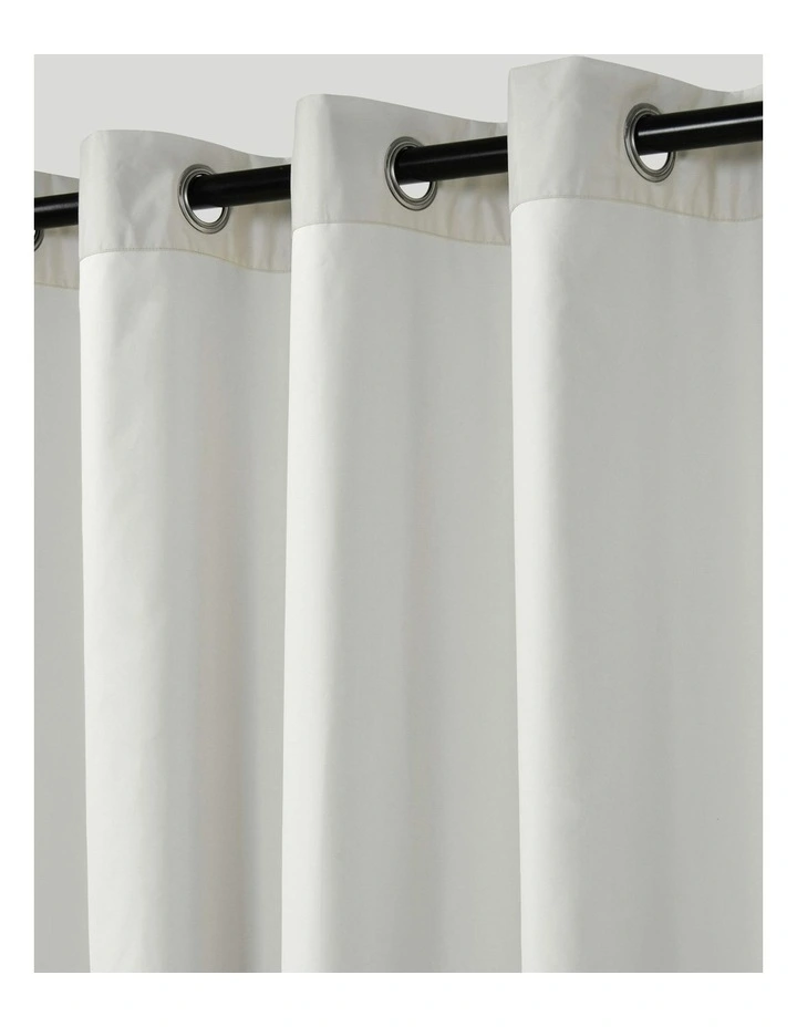 Home Orlando Blockout Eyelet Curtain Pair in Mist image 3