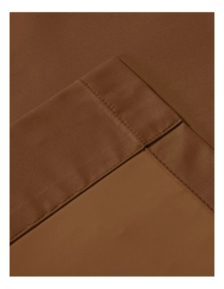Home Orlando Blockout Eyelet Curtain Pair in Rust image 5
