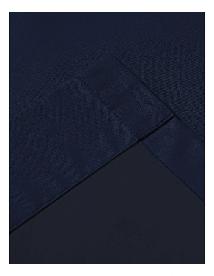 Home Orlando Blockout Eyelet Curtain Pair in Navy image 5