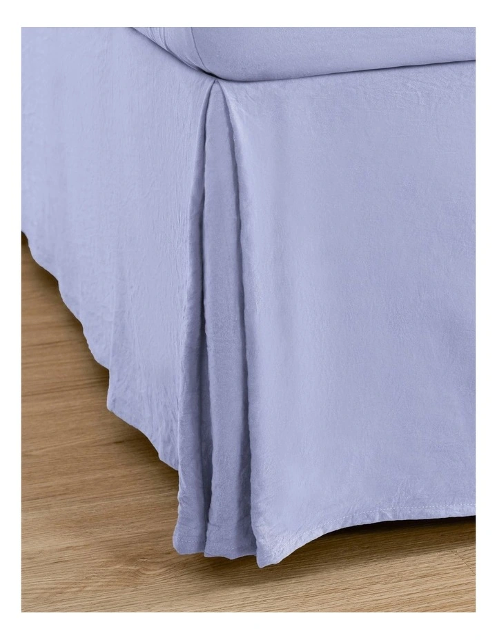Superfine Washed Microfibre Pleated Valance in Lilac image 2