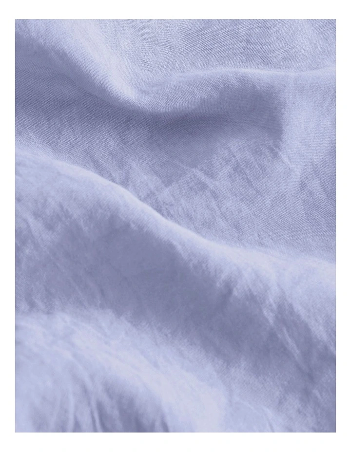 Superfine Washed Microfibre Pleated Valance in Lilac image 7