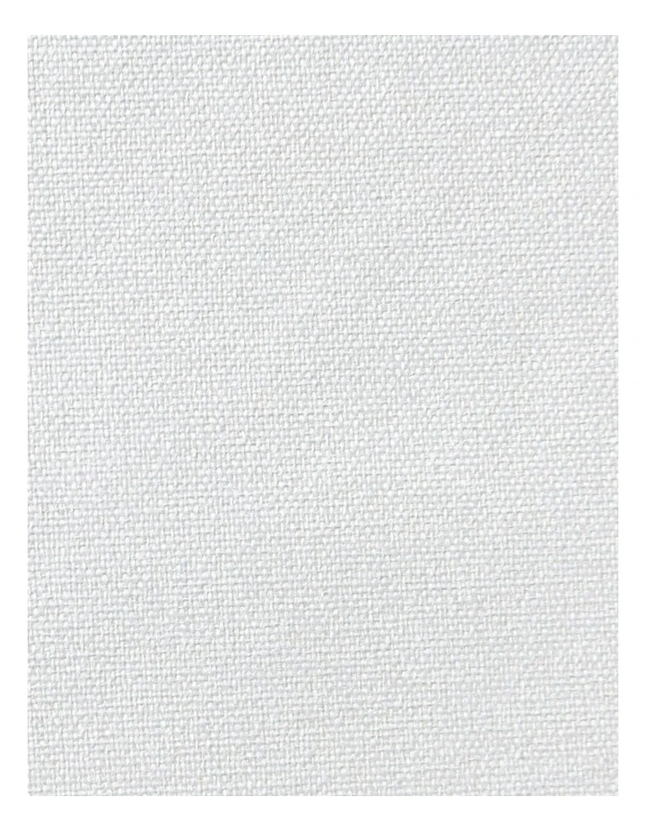 Bennett Faux Linen Blockout Eyelet Curtain 90x223cm Twin Pack in Cloud image 5