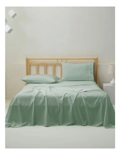 Cotton Rich Sateen Sheet Set 1500TC in Sage