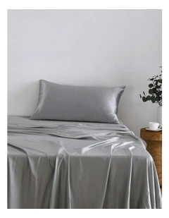 Luxe Mulberry Silk Pillowcase 25 Momme King 50 x 90cm in Grey