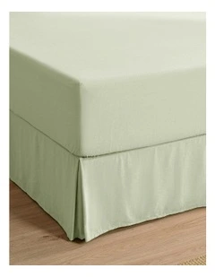 Linen Cotton Valance in Sage