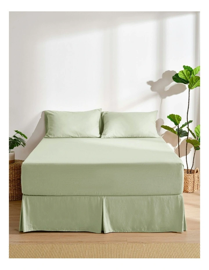 Linen Cotton Valance in Sage image 2