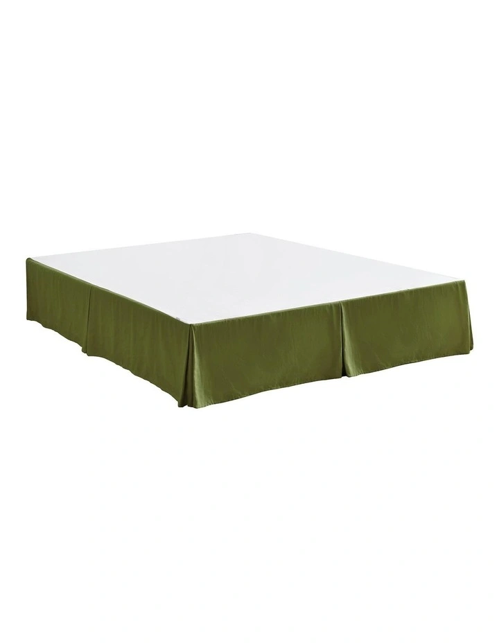 Linen Cotton Valance in Olive image 6