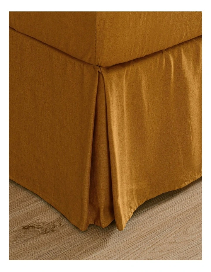 Linen Cotton Valance in Rust image 3
