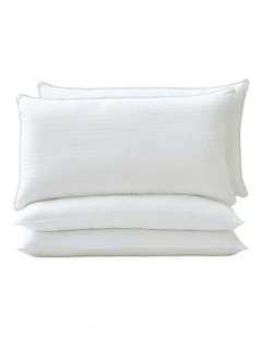Hotel Collection Cotton Sateen Cover Microfibre King Pillow Four Pack in White
