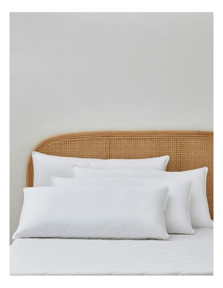 Hotel Collection Cotton Sateen Cover Microfibre King Pillow Four Pack in White image 2