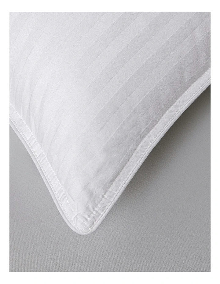 Hotel Collection Cotton Sateen Cover Microfibre King Pillow Four Pack in White image 4