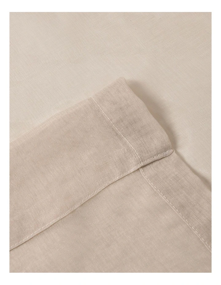 Kirra Sheer Concealed Tab Top Curtain Twin Pack in Desert Rose image 4