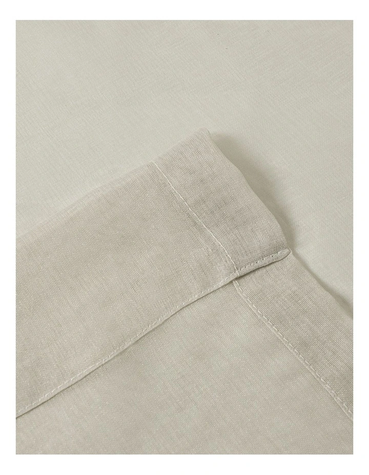 Kirra Sheer S-Fold Curtain Track Fits 140cm in Sand image 4