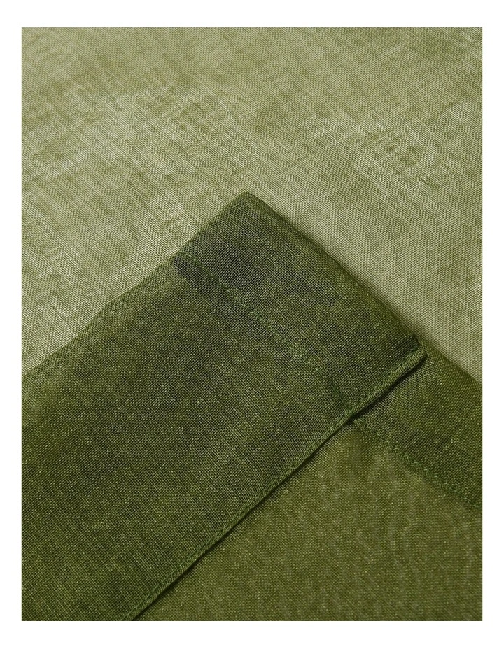 Kirra Sheer S-Fold Curtain Track Fits 140cm in Olive image 4