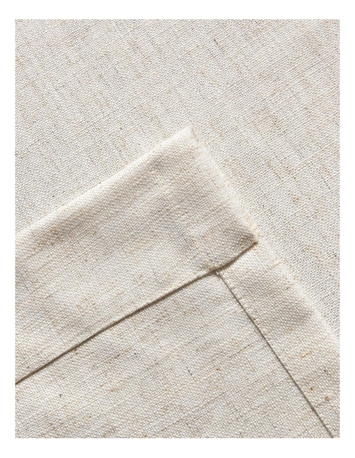 Adria Light Filtering Concealed Tab Top Curtain Twin Pack 90x223cm in Linen image 6