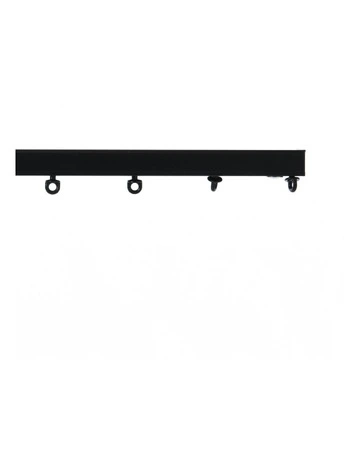 S-Fold Curtain Track Set S-Fold Wand in Black