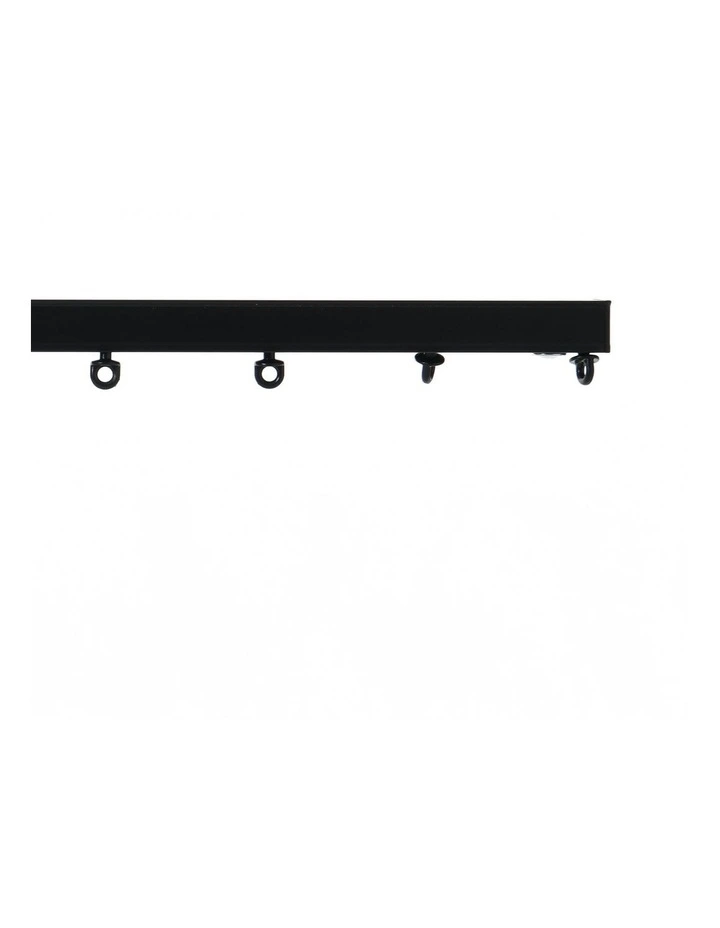 S-Fold Curtain Track Set 140cm in Black image 1
