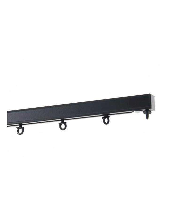 S-Fold Curtain Track Set 140cm in Black image 2
