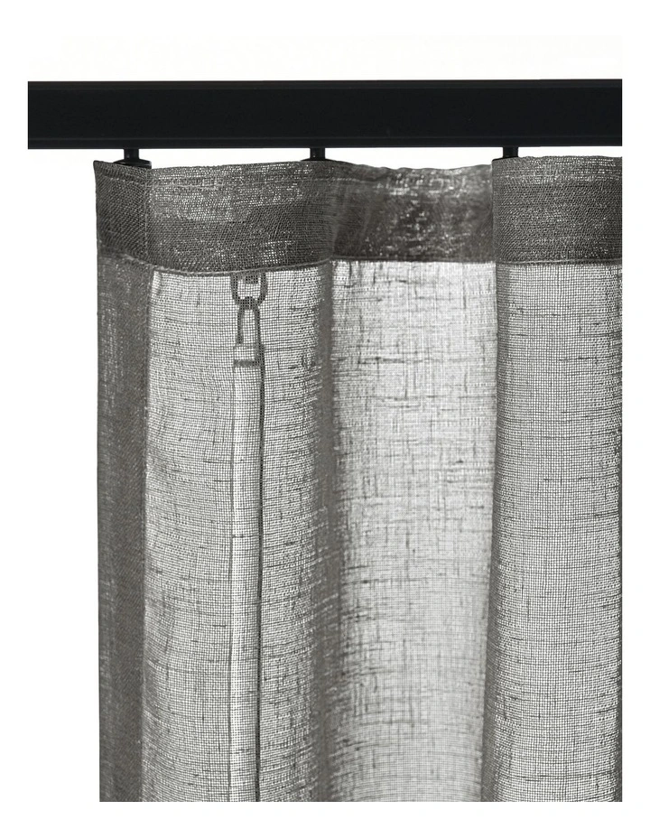 S-Fold Curtain Track Set 140cm in Black image 4