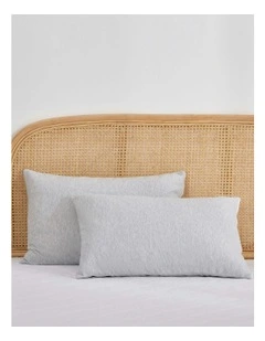 Bamboo Charcoal Memory Foam Pillow Twin Pack in Grey