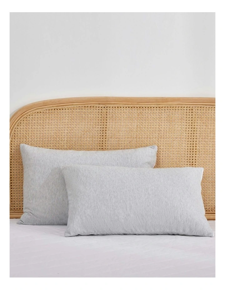Bamboo Charcoal Memory Foam Pillow Twin Pack in Grey image 1