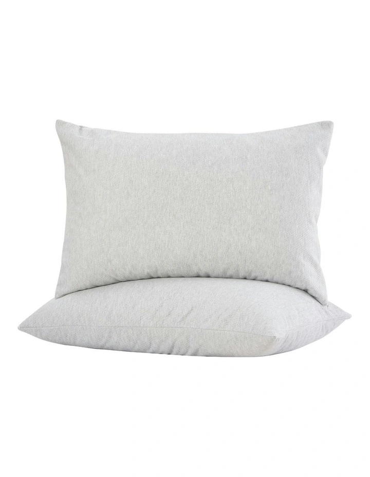 Bamboo Charcoal Memory Foam Pillow Twin Pack in Grey image 2