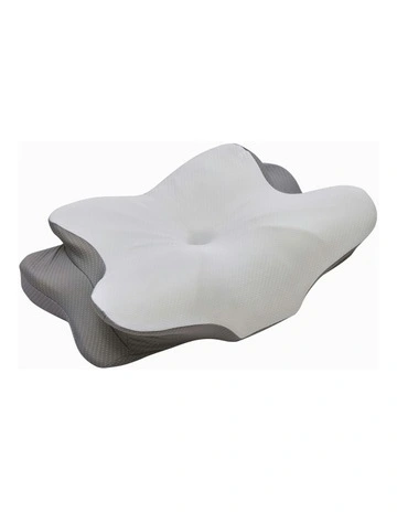 Cervical Memory Foam Neck Pillow in White