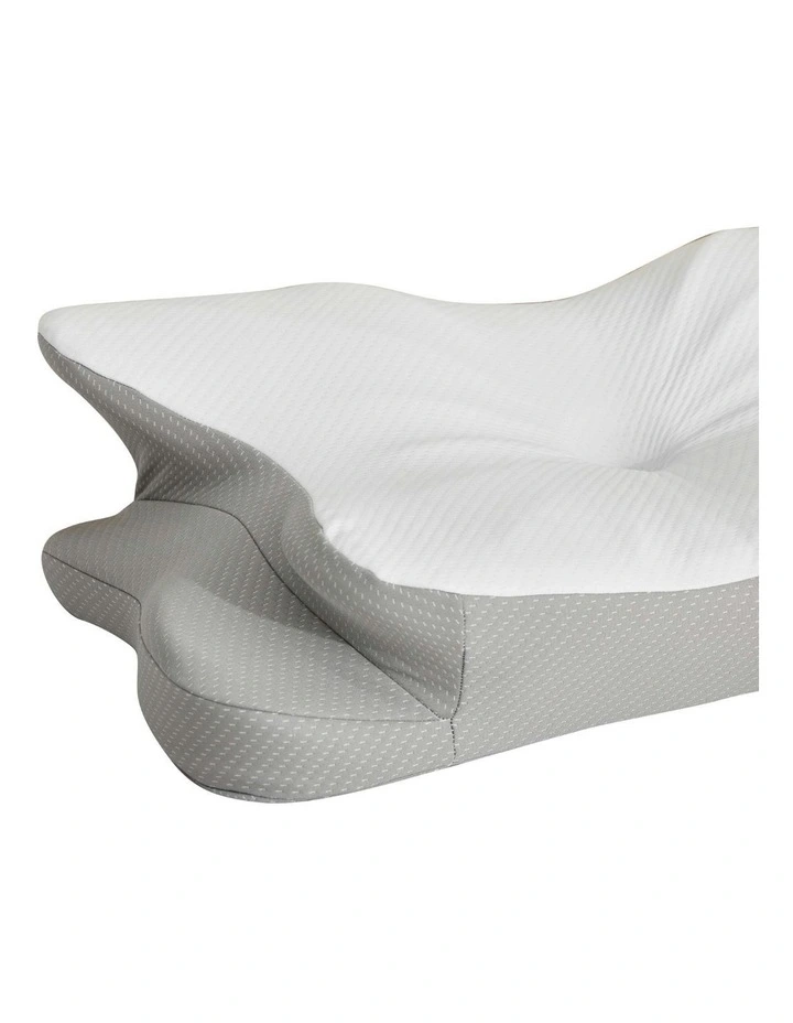 Cervical Memory Foam Neck Pillow in White image 6