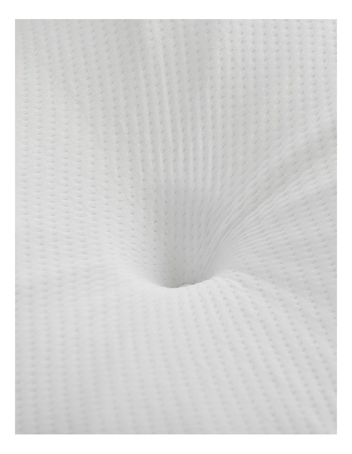Cervical Memory Foam Neck Pillow in White image 7