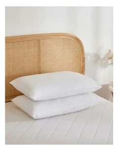 Bamboo Blend Medium Profile Pillow Twin Pack